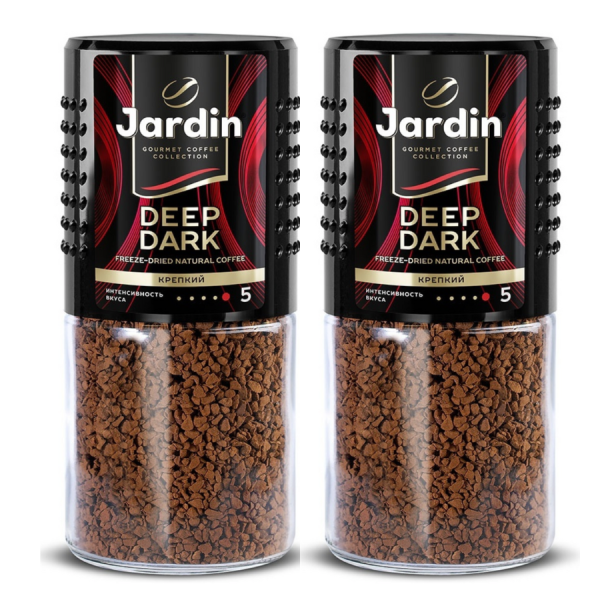 Спайка кофе растворимый Жардин Дип Дарк 95 грамм*2