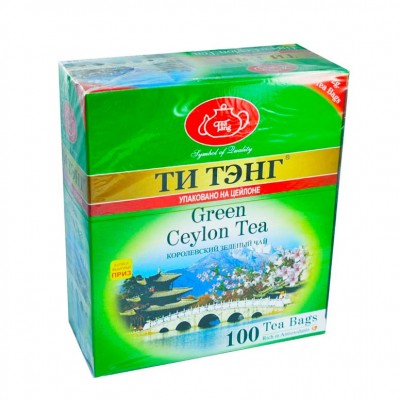 Чай Ти Тэнг Зеленый 100 пакетиков