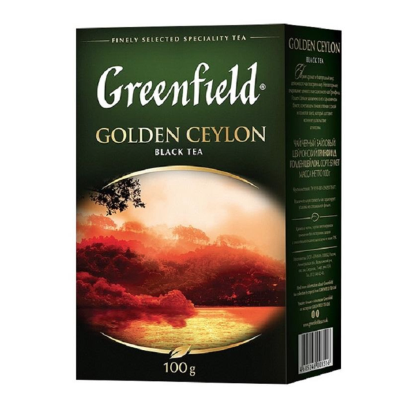 Чай черный Greenfield  Golden Ceylon 100 грамм