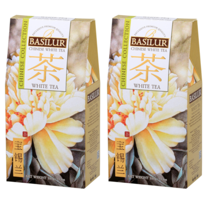 Белый чай Базилур 100 грамм 2 штуки