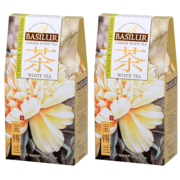 Белый чай Базилур 100 грамм 2 штуки
