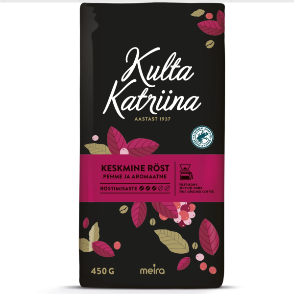 Кофе молотый Kulta Katriina Tumma Paahto 500 грамм №3