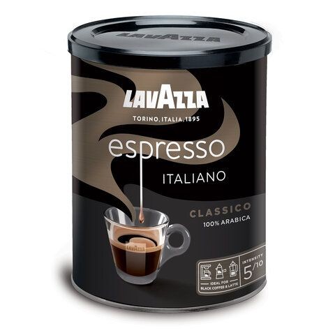Кофе Lavazza Espresso 250 грамм молотый в банке