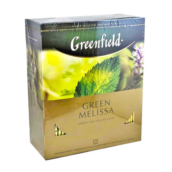 Чай Гринфилд Green Melissa 100 пакетиков