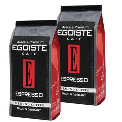Кофе молотый Egoiste Espresso 250 грамм 2 штуки