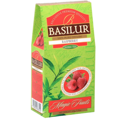 Чай зелёный Базилур Волшебные фрукты Малина 100 грамм