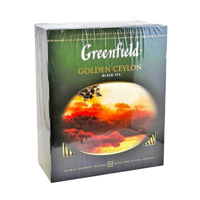 Чай Гринфилд Golden Ceylon 100 пакетиков