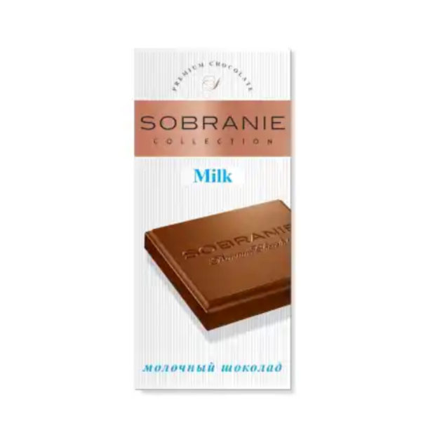 SOBRANIE Молочный шоколад в картоне 90 грамм