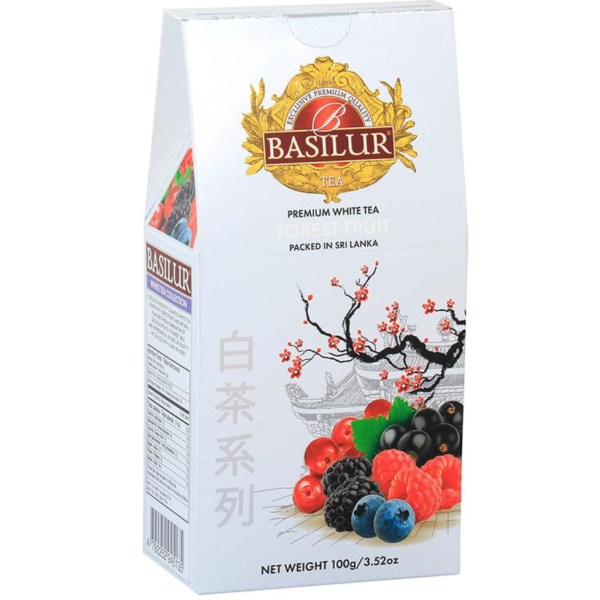 Базилур Белый чай Лесные ягоды 100 грамм