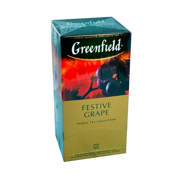 Чай Гринфилд Festive Grape 25 пакетиков