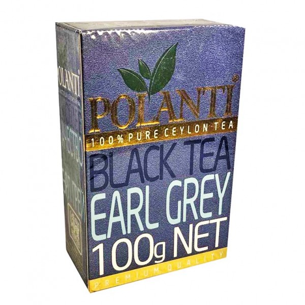 Чай Поланти Эрл Грей 100 грамм черный