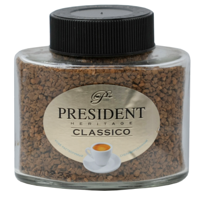 Кофе растворимый Президент Classic 90 грамм