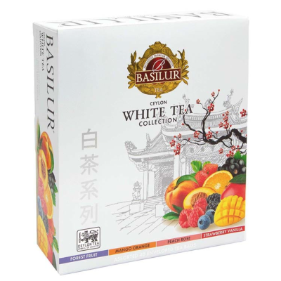 Базилур Белый чай Ассорти, 40 пакетов