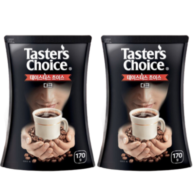 Кофе растворимый Taster's Choice Дарк 170 гр. 2 шт