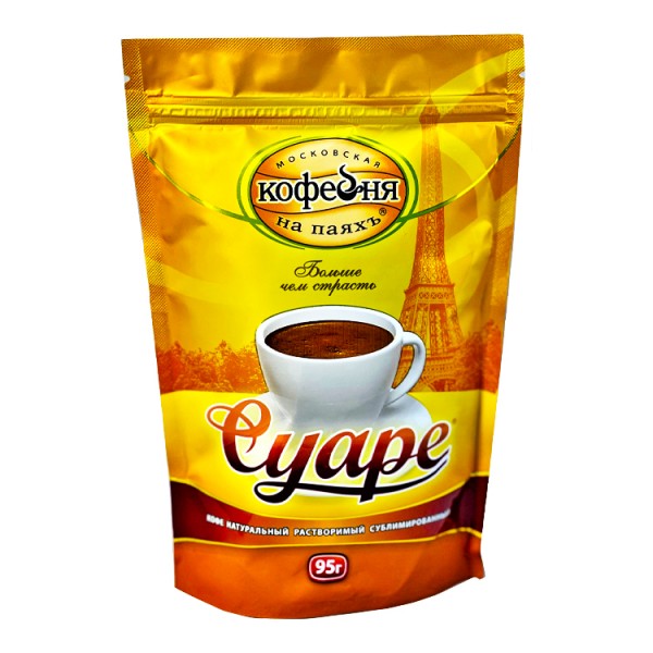 Кофе растворимый МКП Суаре 95 грамм, мягкая упаковка