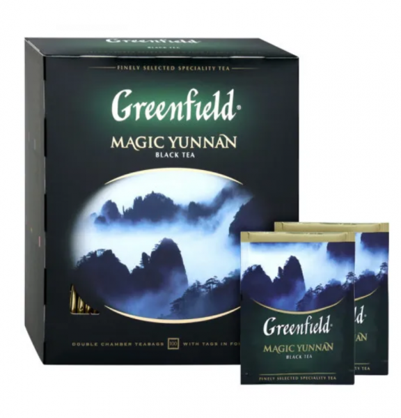 Чай Гринфилд Magic Yunnan 100 пакетиков