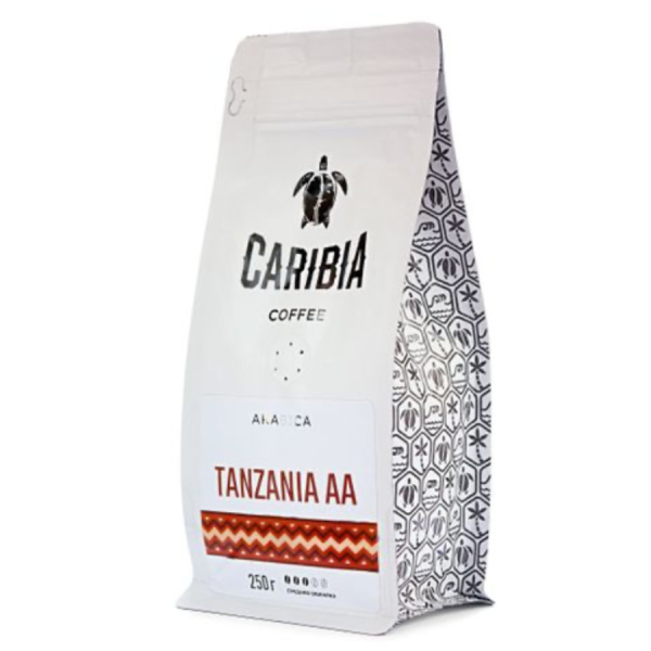 Кофе зерновой Карибия Танзания 250 грамм