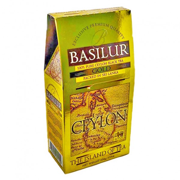 Чай черный Базилур Голд 100 грамм