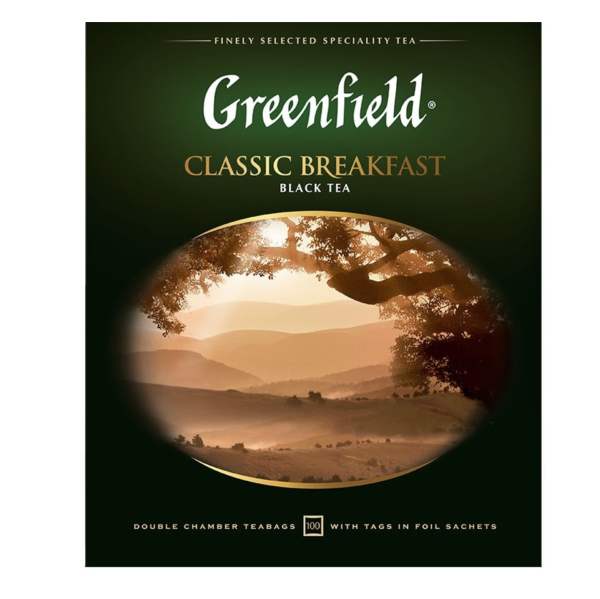 Чай черный Greenfield Classic Breakfast 100 пакетиков