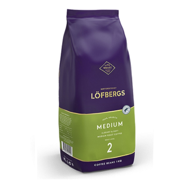 Кофе в зернах Lofbergs Medium Roast 1 кг