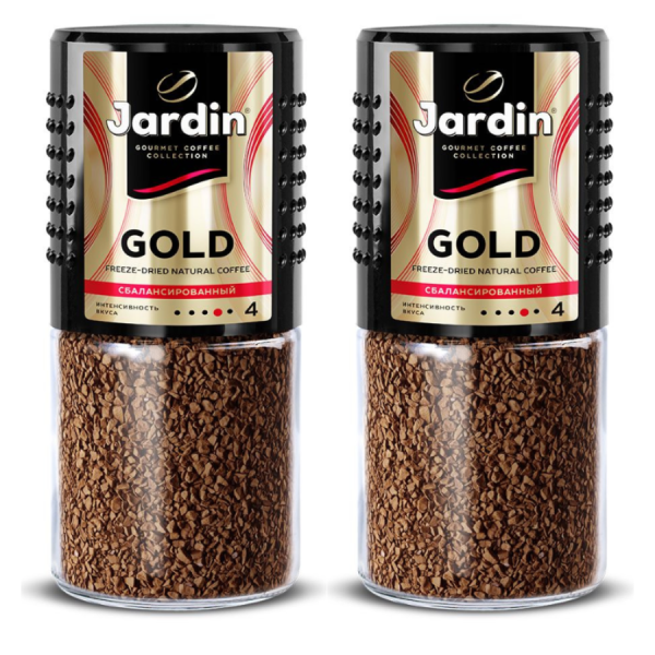 Кофе растворимый Jardin Gold 95 грамм 2 штуки