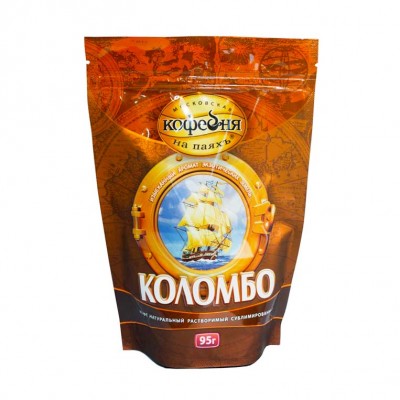 Кофе растворимый МКП Коломбо 95 грамм, мягкая упаковка