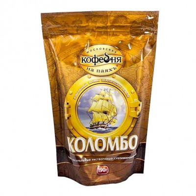 Кофе растворимый МКП Коломбо 190 грамм