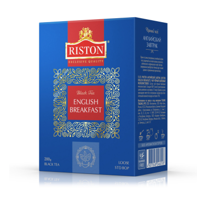 Чай Ристон Английский завтрак 200 грамм, новый дизайн