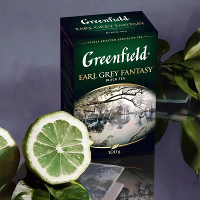 Чай черный Greenfield Earl Grey Fantasy 100 грамм