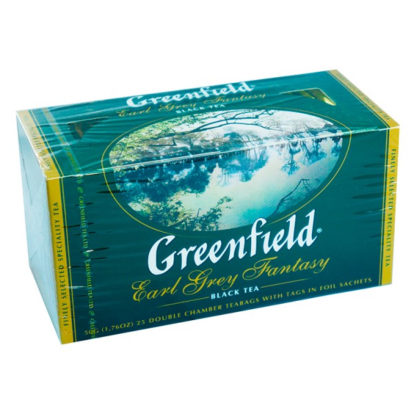 Чай Гринфилд Earl Grey Fantasy 25 пакетиков