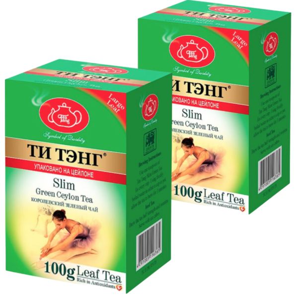 Чай зеленый Ти Тэнг Слим 100 грамм 2 штуки