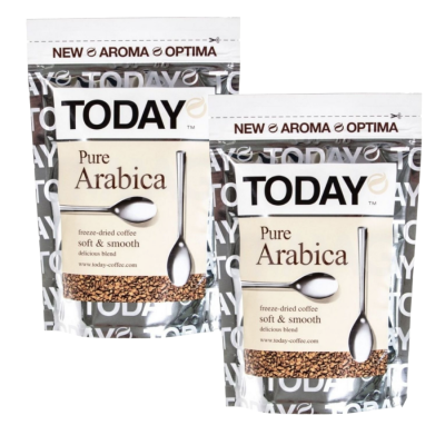 Кофе растворимый Today Pure Arabica 150 грамм 2 штуки