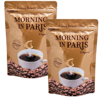 Кофе растворимый Утро в Париже 170 грамм 2 штуки