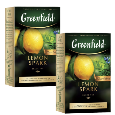 Чай черный Greenfield Lemon Spark 100 грамм 2 штуки