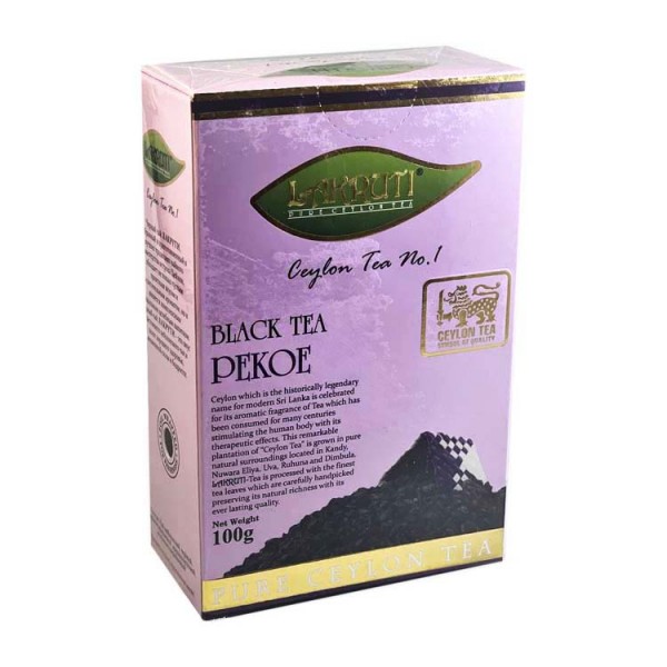 Чай Лакрути Пеко 100 грамм черный