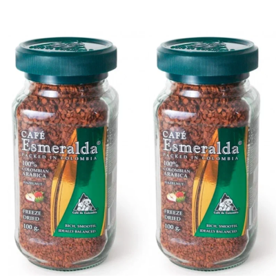 Кофе растворимый Esmeralda Лесной орех 100 грамм 2 штуки