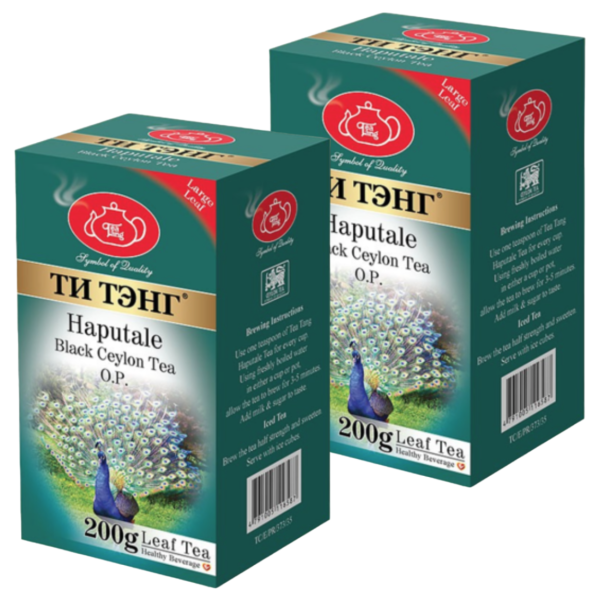 Чай черный листовой Ти Тэнг "Хапатале" 200 грамм 2 штуки