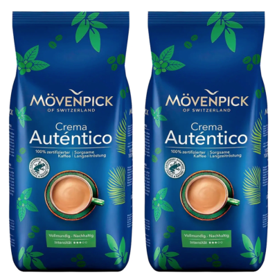 Кофе в зернах Movenpick El Autentico 1 кг 2 штуки