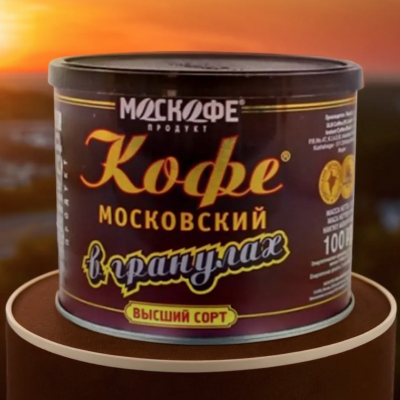 Кофе растворимый Московский в гранулах 100 грамм