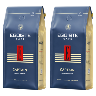 Кофе в зернах Egoiste Captain 250 грамм 2 штуки