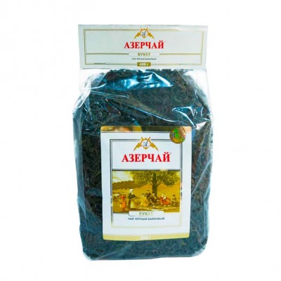 Чай черный Азерчай букет, мягкая упаковка 400 грамм