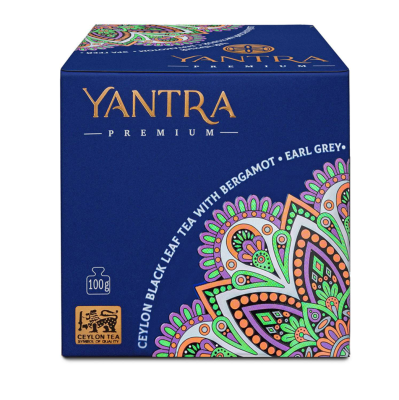 Чай черный Yantra Премиум Эрл Грэй, 100 грамм
