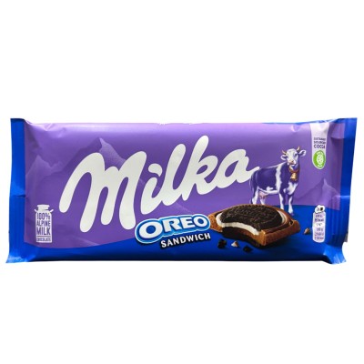 Шоколад Milka Oreo Сэндвич 92 грамм (Германия)