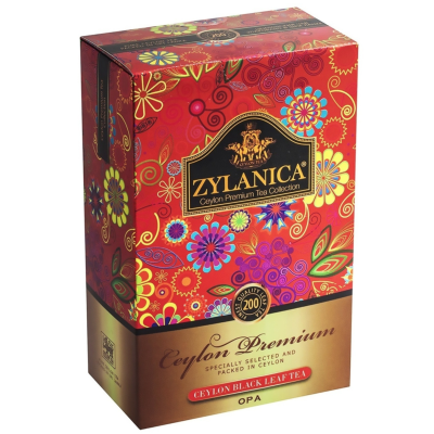 Чай черный Zylanica Ceylon Premium OPA  200 грамм