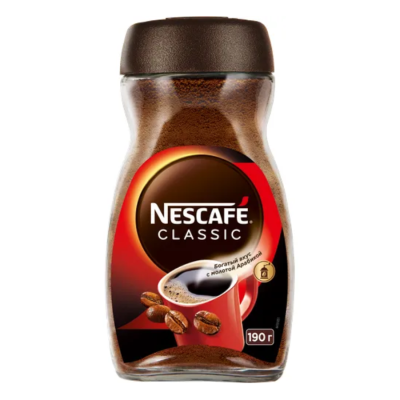 Кофе растворимый Nescafe Classic  190 грамм