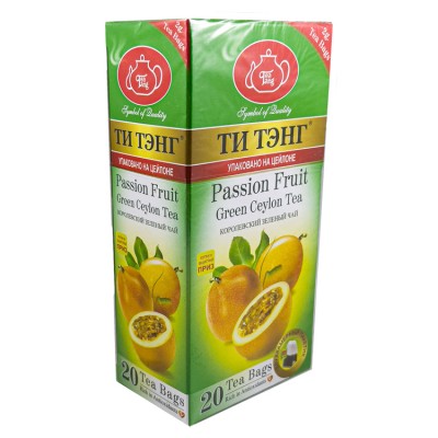 Чай чай зелёный Ти Тэнг с маракуей 20 пакетов