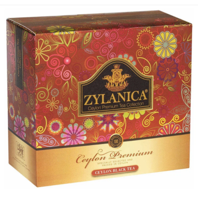 Чай черный ZYLANICA  Ceylon Premium Collection 100 пакетиков