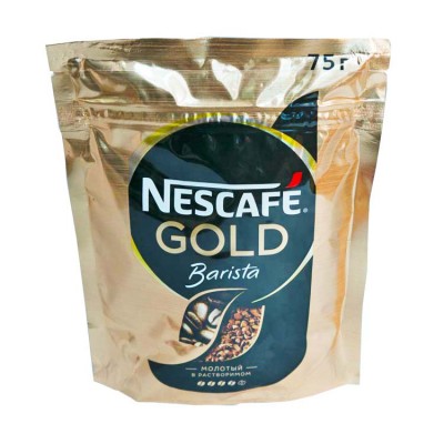 Кофе растворимый Нескафе Бариста 75 грамм, пакет
