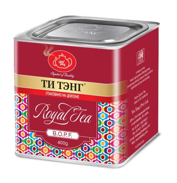 Чай черный Ти Тэнг Королевский B.O.P.F. железная банка 400 грамм