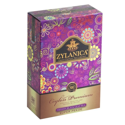 Чай черный Zylanica  Ceylon Premium Collection  Super Pekoe 100 грамм